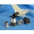 1/48 F-16 Fighting Falcon Engine F110 Jet Nozzle for Tamiya kits (closed)