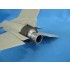 1/48 F-16 Fighting Falcon Engine F110 Jet Nozzle for Tamiya kits (closed)