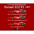 1/43 Multi-Material: Ferrari 312F1 '67 Ver.A Rd.2 #18 #20/Rd.3 Dutch #3/Rd.4 Belgian #8
