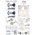 1/12 Full Detail kit - BT52B Ver.B: 1983 Rd.13 Italian GP #5 N.Piquet / #6 R.Patrese