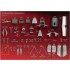 1/12 Full Detail kit - Ferrari 126CK Ver.A: 1981 Rd.6 Monaco GP #27 Gilles Villeneuve/#28