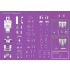 1/43 Multi-Material Kit: XJR-9 LM Ver.A 1988 24hours #2 #1 #3 #21 #22
