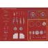 1/12 Multimedia kit - Ferrari 488 GTB Ver.A 5-Spoke Wheel Model