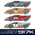 1/43 Porsche 917K Ver.E (1970) Paris 1000km [International Maltini&Rossi Racing Team] #2