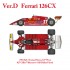 1/12 Multimedia kit - Ferrari 126CK Ver.D: 1981 Rd.1 US GP West #27/#28 Vol.2