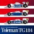 1/12 Fulldetail Kit - Toleman TG184 Ver.A: 1984 Rd.6 Monaco GP #19 A.Senna/#20 J.Cecotto