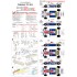 1/12 Fulldetail Kit - Toleman TG184 Ver.A: 1984 Rd.6 Monaco GP #19 A.Senna/#20 J.Cecotto