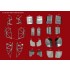 1/12 Fulldetail Kit - Ferrari 250LM Ver.A: 1965 24h Race Winner (NART) #21 MG/JR