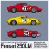 1/12 Fulldetail Kit - Ferrari 250LM Ver.A: 1965 24h Race Winner (NART) #21 MG/JR