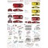 1/12 Fulldetail Kit - Ferrari 250LM Ver.C: 1965 24h Race #25 GLO/#26 PD/GG