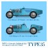 1/20 Bugatti Type 35 1930 Monaco GP Winner #22 Rene Dreyfus 2nd #18 Louis Chiron