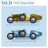 1/43 Multi-Material Kit: Bugatti TYPE35 Ver.B 1928 Targa Florio #56 #58