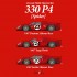 1/43 Ferrari 330 P4 [Spider] Ver.B 1967 Targa Florio #224 N.Vaccarella/L.Scarfiotti