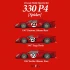 1/43 Ferrari 330 P4 [Spider] Ver.C 1967 Sarthe 24hours Race #20 C.Amon/N.Vaccarella