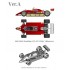 1/20 Ferrari 126C2 Ver.A 1982 Rd.2 Brazilian GP #27 Gilles Villeneuve