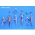 1/43 Drivers Set C (5 Figures)