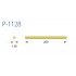 Hexagon Brass Rod (2pcs, Size: 1.3mm x 250mm)
