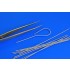 Metal Mesh Hose #Fine Mesh (diameter: 1.0mm, length: 89mm, 5pcs)