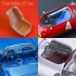 Adhesive Cloth (Suede) for Car Interior - Orange (100mm x 150mm) Ver.H
