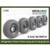 1/35 Pantsir S1 Air Defense Missile Gun System SA-22 Sagged Wheel set (early type)