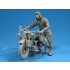 1/35 US Soldier Pushing Motorcycle 