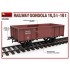 1/35 Railway Gondola 16.5-18t w/Track (European gauge), Barrels & Figures