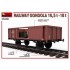 1/35 Railway Gondola 16.5-18t w/Track (European gauge), Barrels & Figures