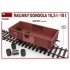 1/35 Railway Gondola 16.5-18t w/Track (European gauge), Barrels & Figures