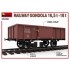 1/35 Railway Gondola 16.5-18t w/Track (European gauge), Barrels & Figures