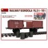 1/35 Railway Gondola 16.5-18t w/Track (European gauge), Barrels & Figures