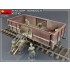 1/35 Railway Gondola 16.5-18t w/Track (European gauge), Barrels & Figures