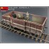 1/35 Railway Gondola 16.5-18t w/Track (European gauge), Barrels & Figures