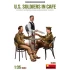 1/35 US Soldiers in Cafe (3 figures & accessories)