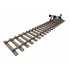 1/35 Railway Track with Dead End [European Gauge] (Length: 342mm)