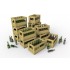 1/35 Wine Bottles and Wooden Crates