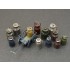 1/35 Milk Cans (12pcs) with Small Cart
