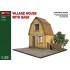 1/35 Village House w/base (Ruined House+Diorama Base, Base Size: 257mm x 217mm)