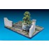 1/35 Diorama w/Park Wall (Part Wall+Street Accessories+Diorama Base,Base Size:236mmx178mm)