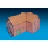 1/72 Administrative Building w/Workshop (Building Size L x H x W: 245mm x 170mm x 150mm) 