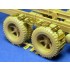 1/35 WWII German 6x4 Truck Tracks set for ICM Henschel 33D1 / Krupp L3H163 / MB LG3000