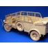 Canvas Side Windows set for 1/35 German 1.5t Kfz.70 (Steyr 1500, MB L1500, Horch 108)