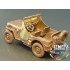 1/48 Photo-Etched Armour Parts for US WWII 1/4 Ton 4x4 Truck for Hasegawa kit