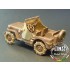 1/48 Photo-Etched Armour Parts for US WWII 1/4 Ton 4x4 Truck + Tyre Chains