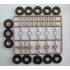 1/35 WWII Firestone 10.5x16 Wheel set for CMP, British & Various Trucks (5 wheels)