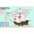 1/270 Spain Cristofor Columbus Ship Santa Maria (Oct 12, 1492 - discovery of America)