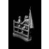 75mm Confederate Standard Bearer and Drummer Boy (2 figures w/diorama)