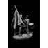 75mm Confederate Standard Bearer and Drummer Boy (2 figures w/diorama)
