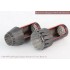 1/48 F-16 C/D Block 30/40/50/60 GE Exhaust Nozzle & After Burner Set for Tamiya kits