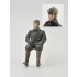 1/32 WWI German Empire Air Corps Pilot and Civilian Set B (4 Figures + 1 dog)