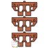 Workable Track Set for 1/35 IJA Type 89 Medium Tank I-Go